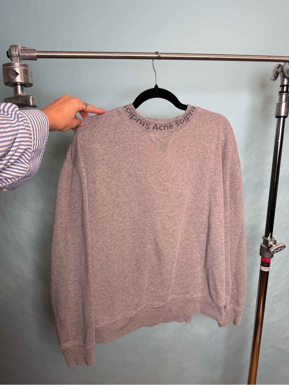 Acne Grey Crewneck Sweater